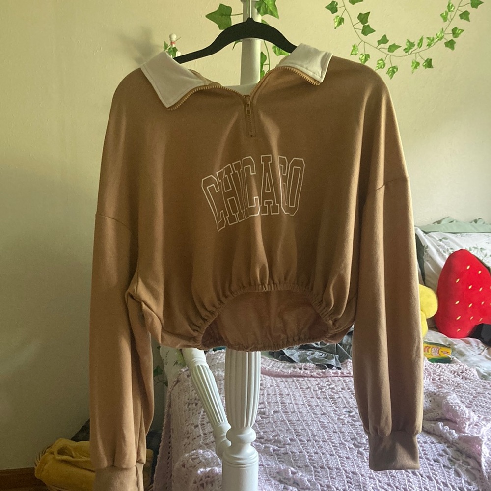 Brown thin shirt